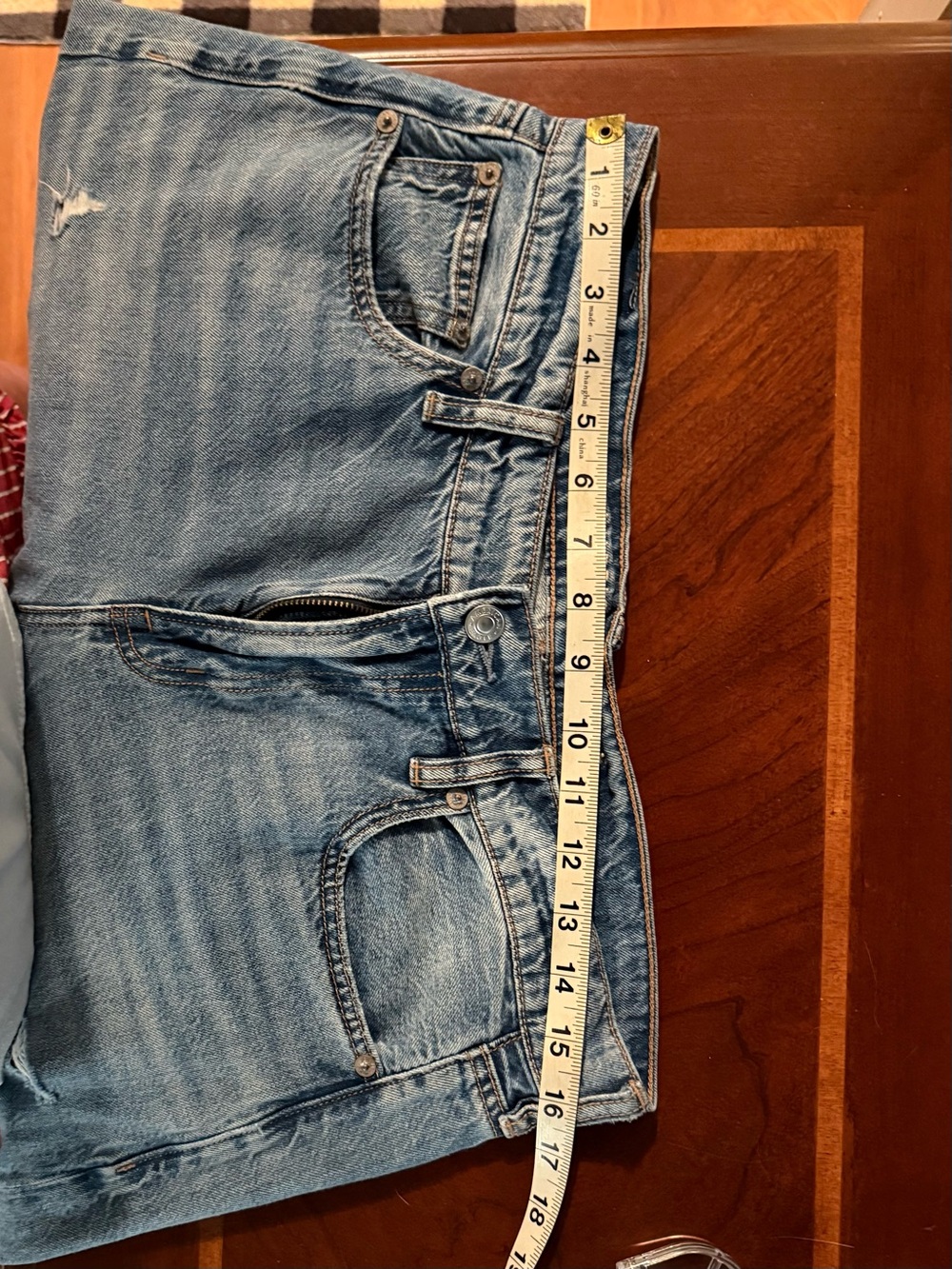 American Eagle Outfitters super high rise ultra wide leg Jeans size 10 short - Picture 11 of 16